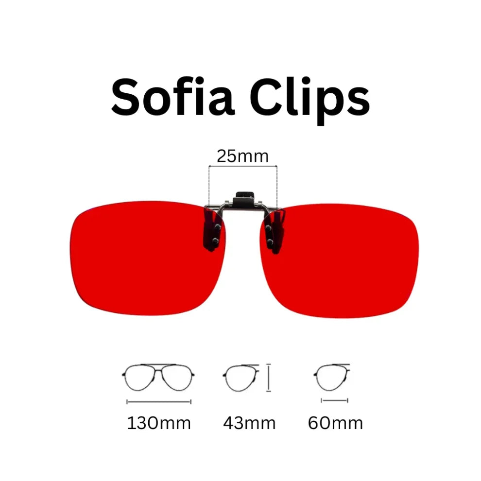 Lightbenders Sofia Clips op bril