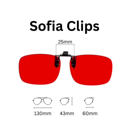 Lightbenders Sofia Clips op bril